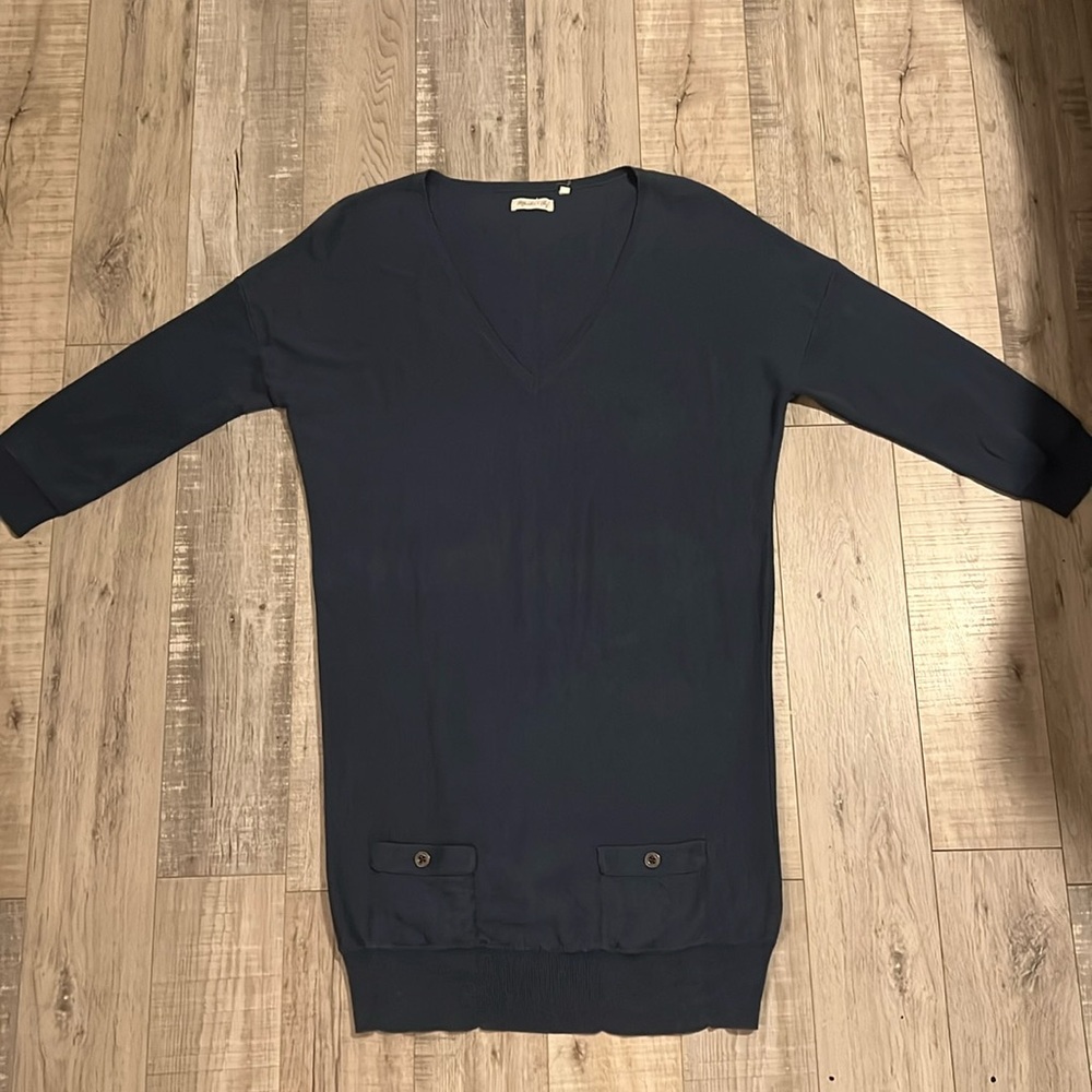 Martin + OSA Sweater with Pockets and 3/4 Sleeves